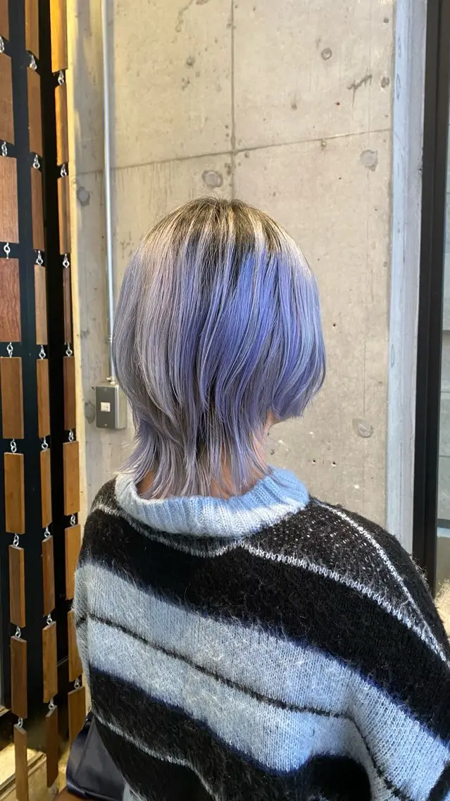 ショート ショートヘア ウルフカット カット 佐々木 彩乃のヘアスタイル