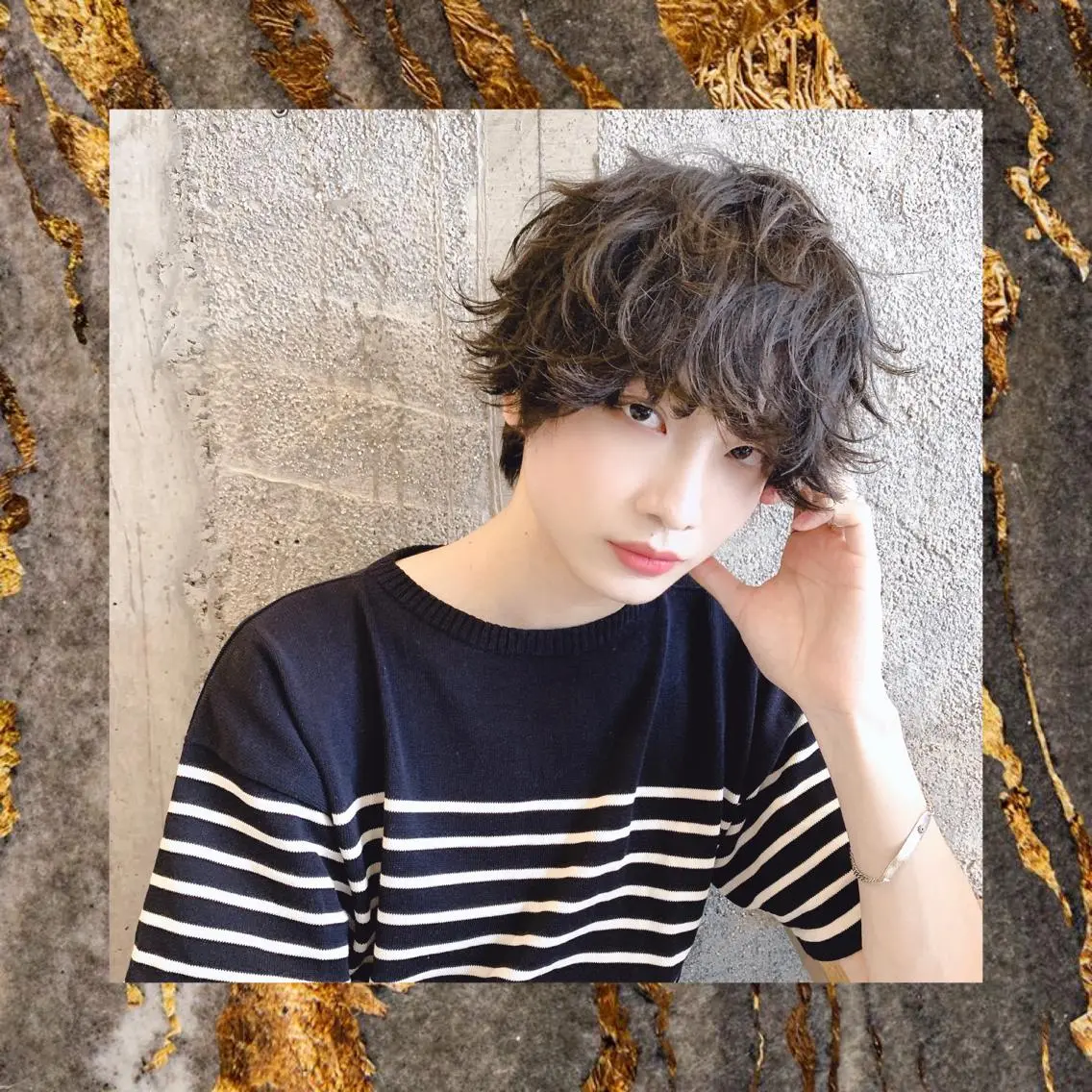 ショート パーマ ヘアアレンジ メンズ メンズスタイル ly本厚木のヘアスタイル