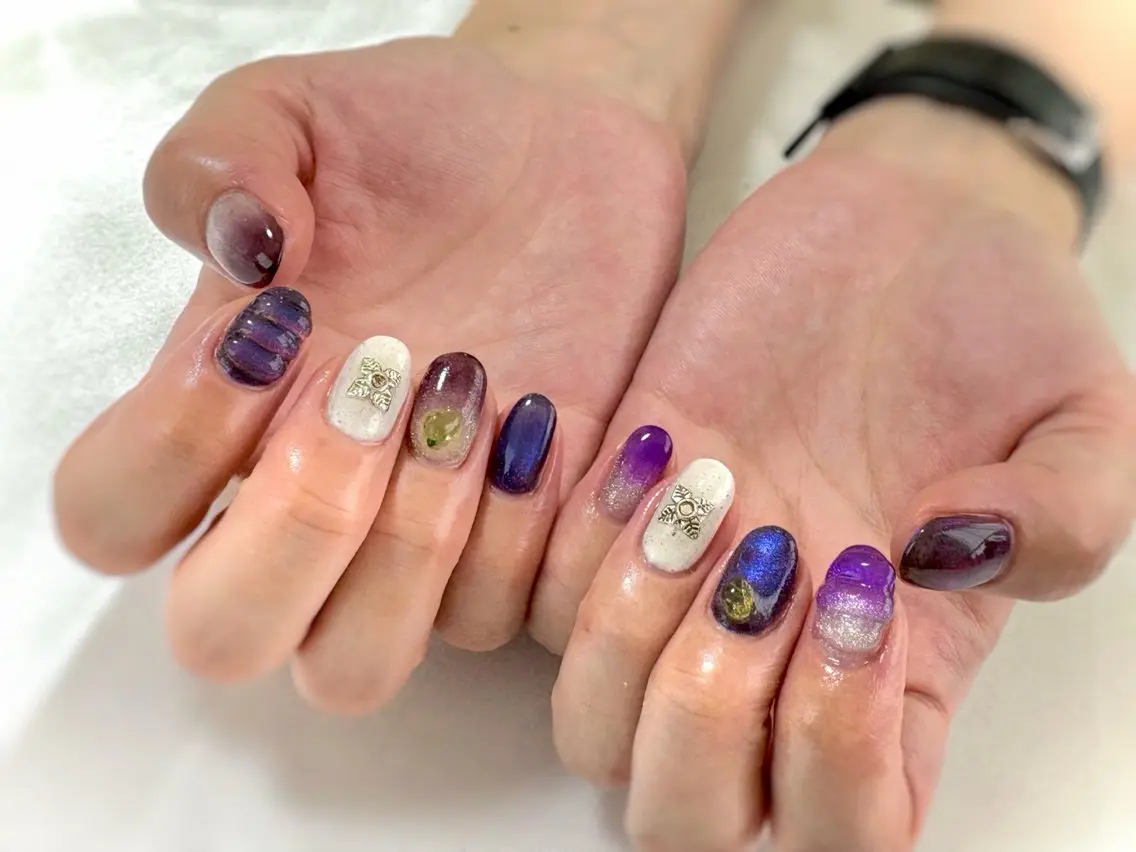 ネイル ハンドネイル Nail salon Cielel⟡Ayaのネイルデザイン