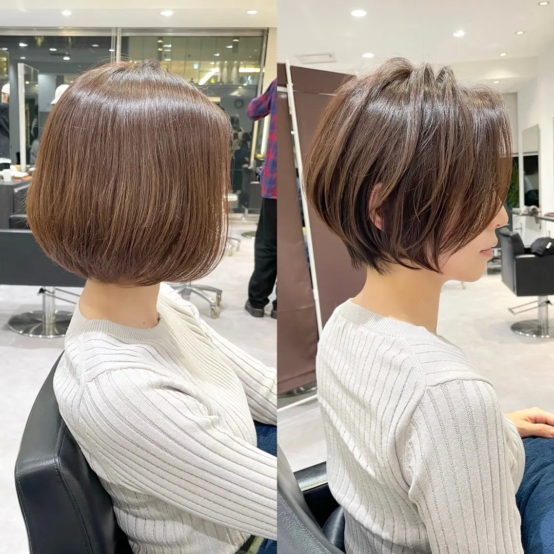 ショート くびれヘア ショートヘア ✨大人ショート特化 /カットモデル/銀座のヘアスタイル