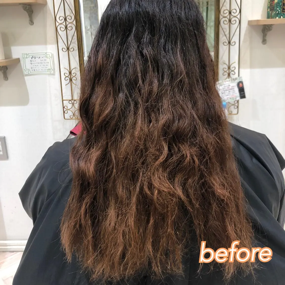 ロング カット ヘアカラー MYA 🤍kanaのヘアスタイル