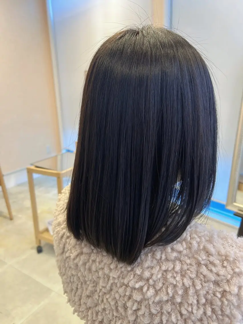 ミディアム ✨縮毛矯正✨艶髪✨️ 髪質改善✨鴻巣✨️のヘアスタイル
