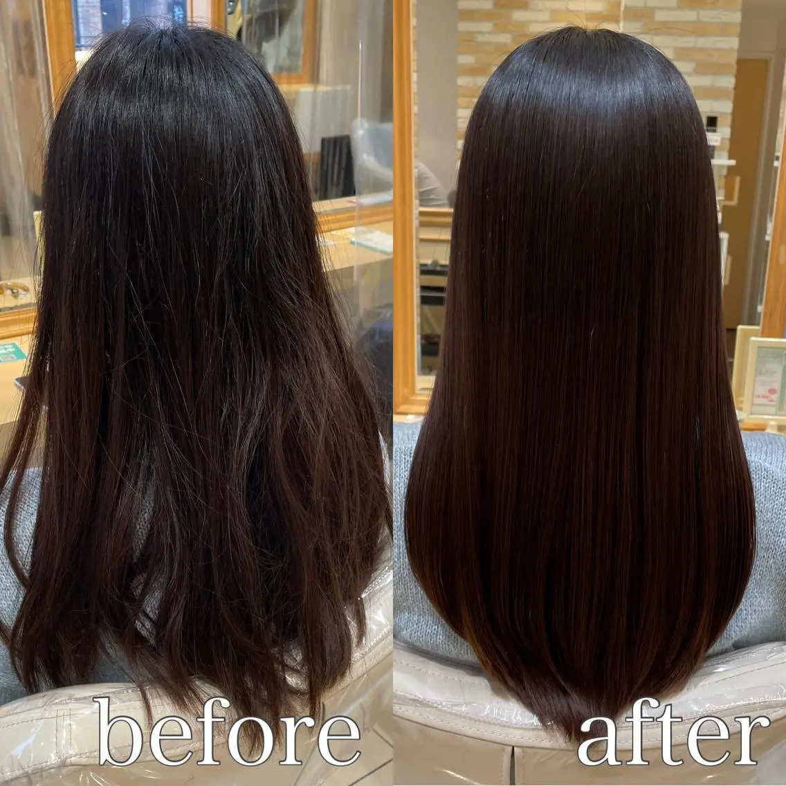 ロング パーマ カット 縮毛矯正 トリートメント 美髪⭐︎髪質改善 井上　康司のヘアスタイル