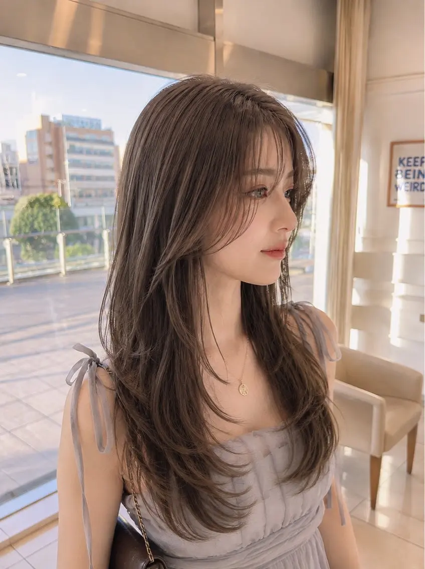 ロング カラー カット ヘアカラー 金子 直樹のヘアスタイル