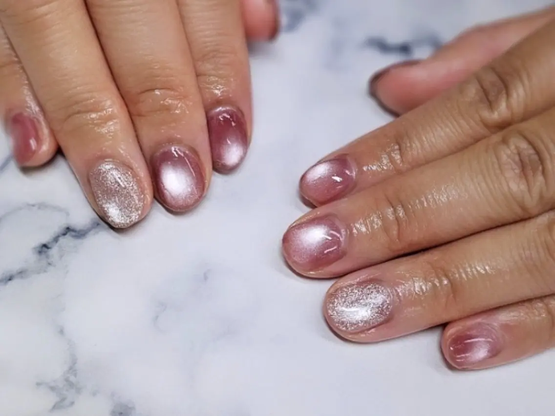 ネイル マグネットネイル マグネットワンカラー ワンカラーネイル NailSalon LuireYUUNAのネイルデザイン