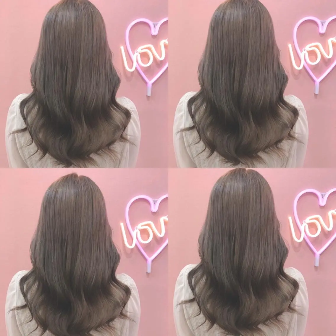 セミロング カラー ベージュカラー ミルクティーベージュ 🌷MAYU 🌷のヘアスタイル