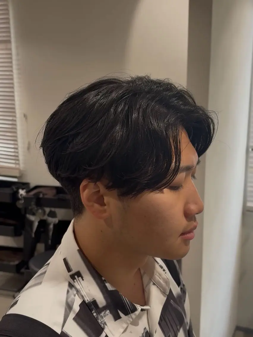 メンズ メンズパーマ カット パーマ メンズパーマ 渡辺将功のヘアスタイル