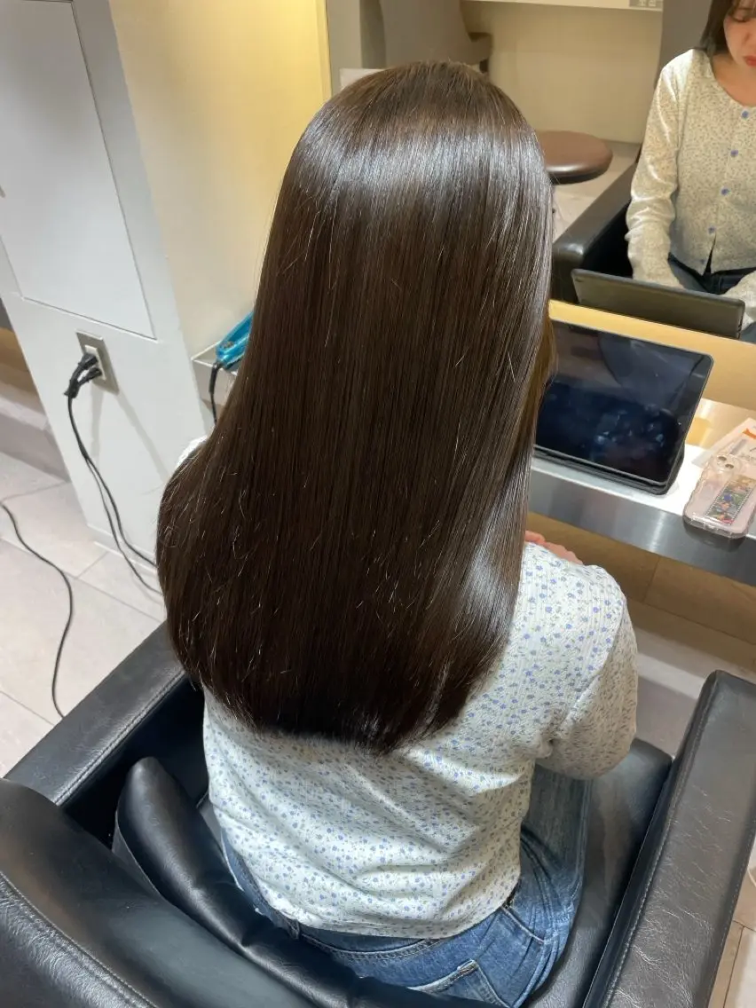 ロング 坂本 采音のヘアスタイル