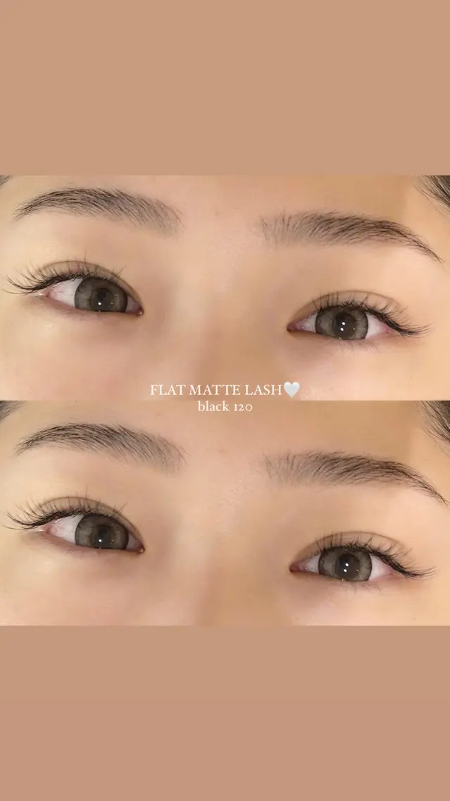 マツエク・マツパ フラットラッシュ セクシー eyelist Umiのマツエク・マツパデザイン