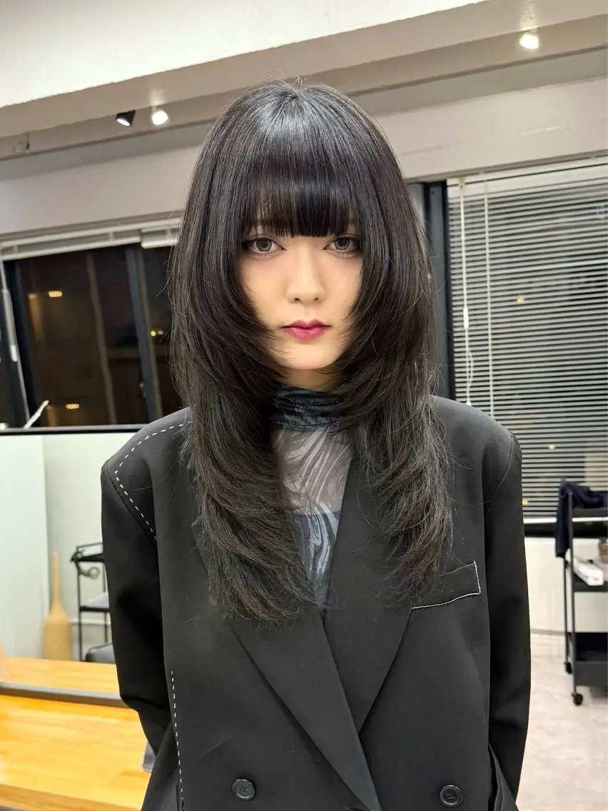 ロング ウルフ・ボブ モデル✵HARUTOのヘアスタイル