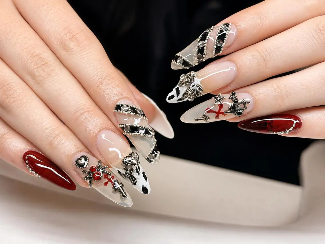 ネイル グラデーション 韓国ネイル ロングネイル 持ち込み シンプルネイル Melia Nail Nambaのネイルデザイン