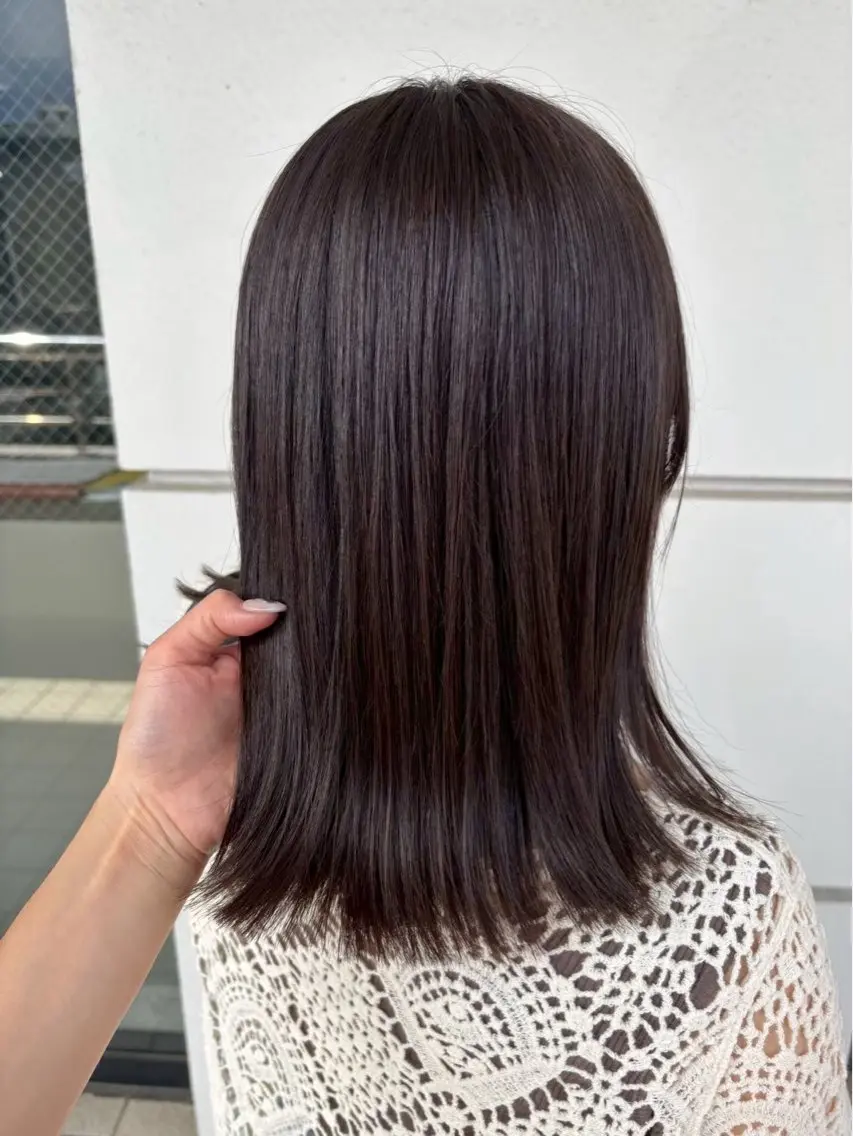 カラー 透明感カラー yuiのヘアスタイル