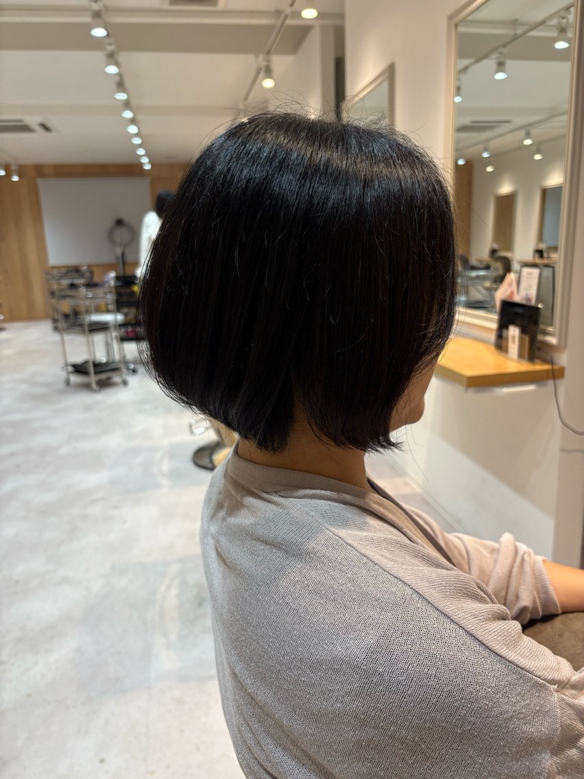 ショート カラー ショートボブ ボブ ショートヘア 藤田 小波のヘアスタイル