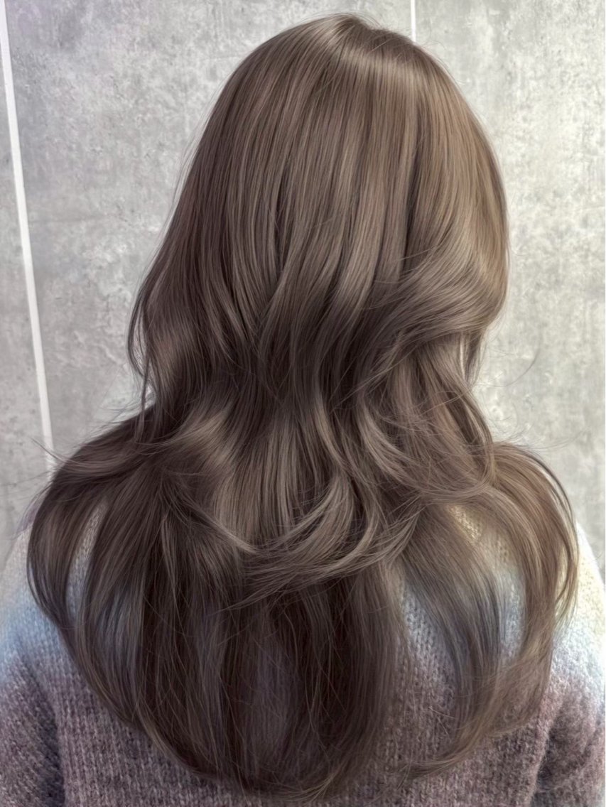 カラー 透明感カラー ヘアカラー シウ SHUのヘアスタイル