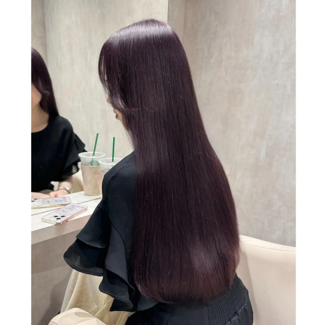 ロング カラー ヘアカラー miyu /トレンド カラー×艶髪のヘアスタイル