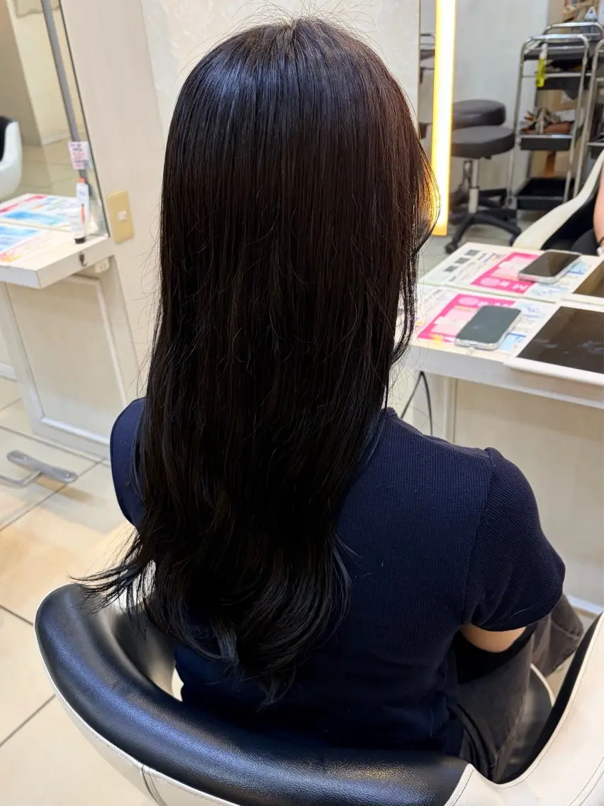 ロング カラー たかはし ここあのヘアスタイル