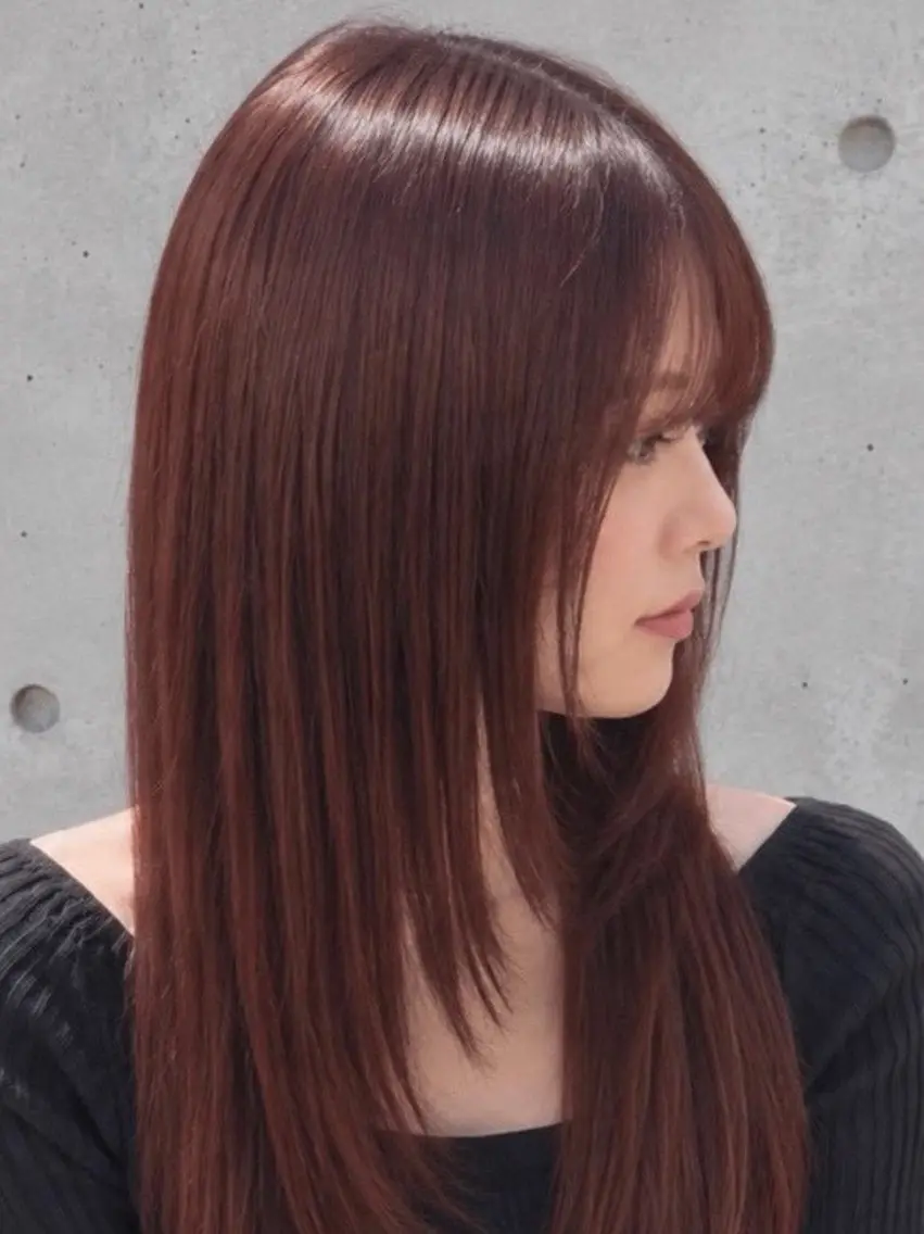 ミディアム カラー takagi nayuのヘアスタイル