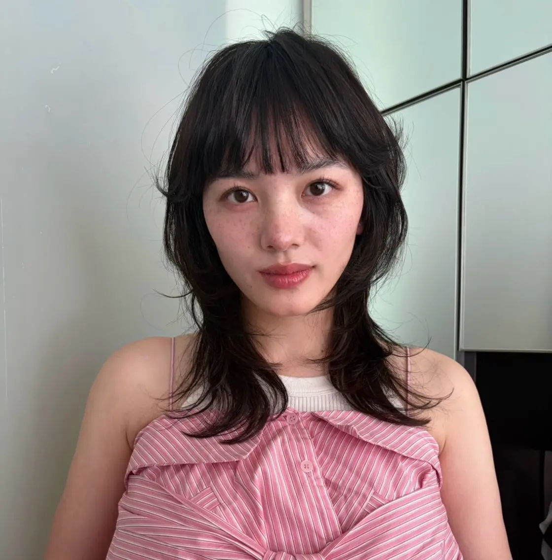 セミロング ヘアカラー 太田 絵麻のヘアスタイル