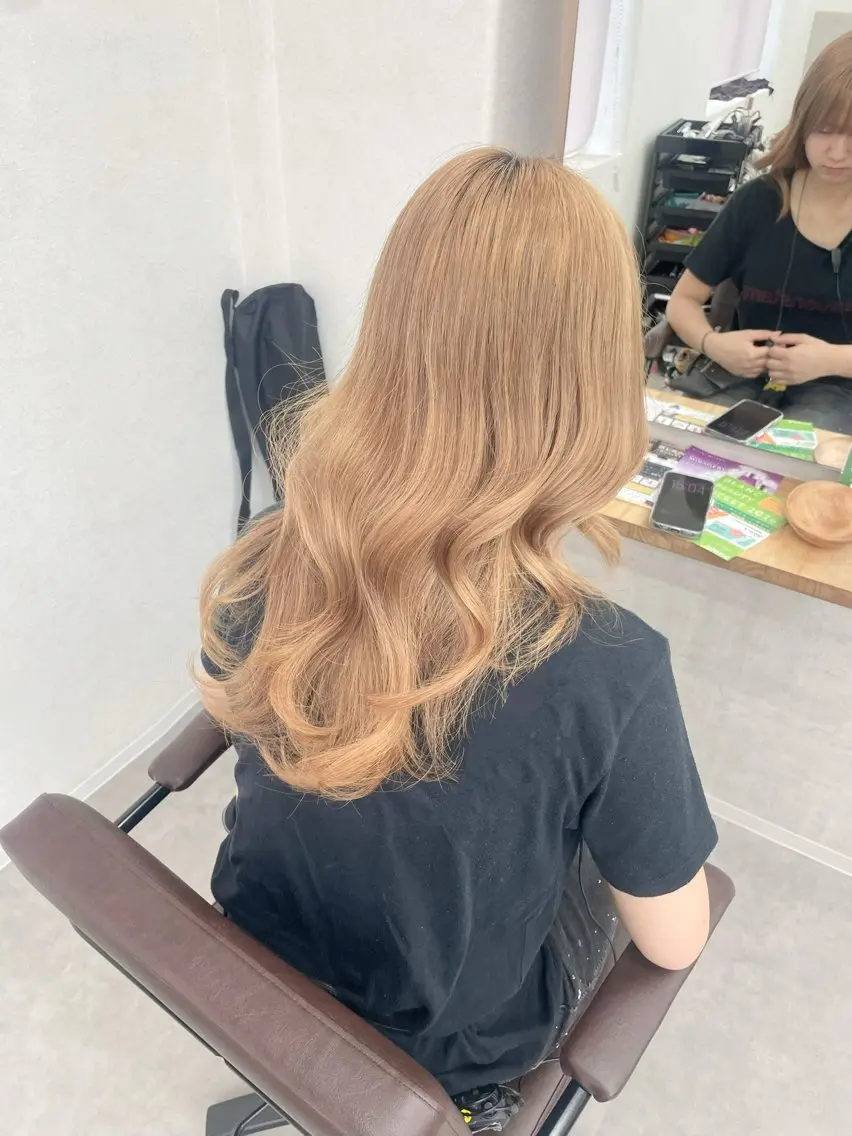 ロング ヘアアレンジ 韓国風ヘア ラーム 松江学園/SYUNAのヘアスタイル