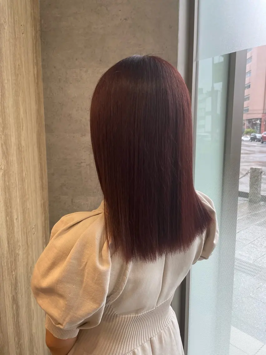 ミディアム カット 迫 京都のヘアスタイル