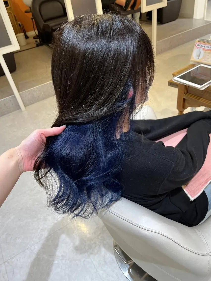 🐣✨【平日限定】インナーカラー(イヤリングカラー)✨の写真