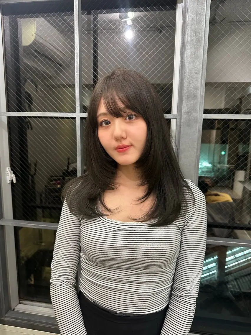 セミロング ‎🤍ともえ‎🤍 /レイヤーカット🧸のヘアスタイル