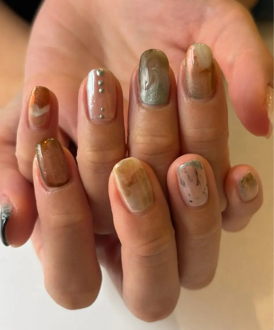 ネイル ニュアンスネイル ハンドネイル Ann nailのネイルデザイン