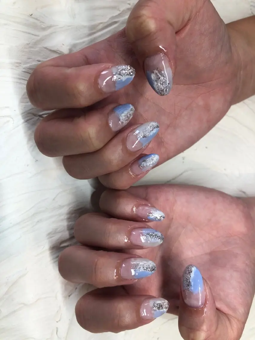 ネイル ニュアンスネイル MANAMI W【今福鶴見店】のネイルデザイン