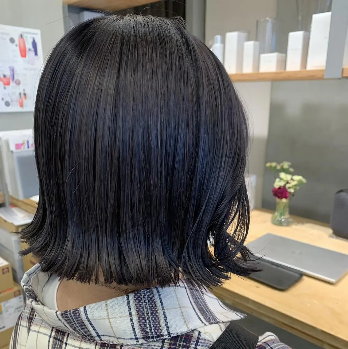 ショート カラー ボブ ☁️ささきゆや ☁️のヘアスタイル
