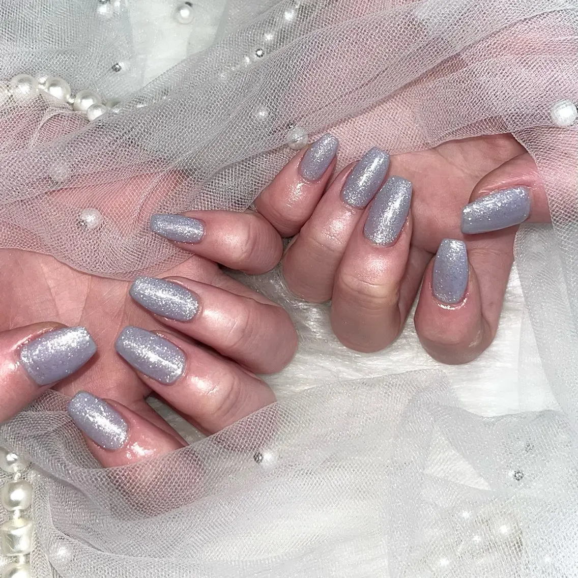 ネイル ラメ(グリッター) Zir nail🪽 Otohaのネイルデザイン