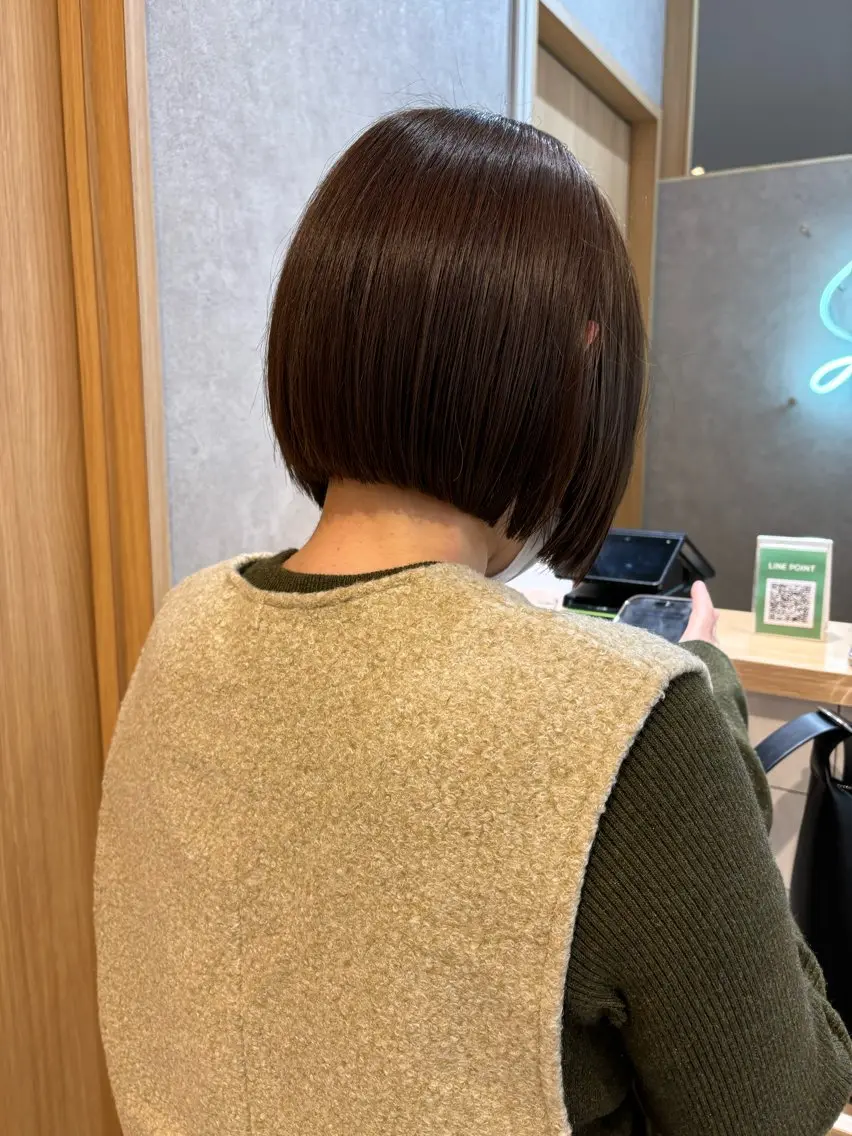 ショート カラー ボブ カット 薬院浄水通/ショート /メンズ/rukaのヘアスタイル