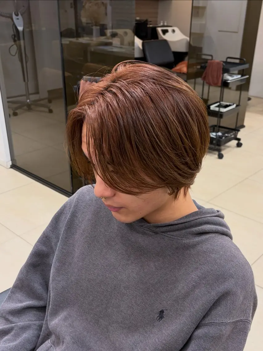 ショート メンズ ショートボブ メンズショート ボブ ショートヘア カット 芦分 裕太のヘアスタイル