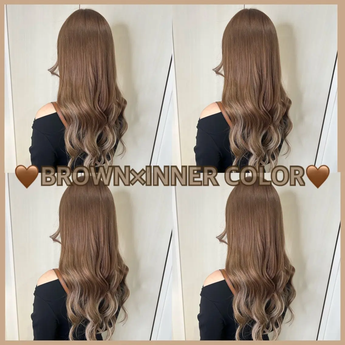 ロング カラー インナーカラー ヘアカラー エクステ 🦋エクステ🦋 TOMOKAのヘアスタイル