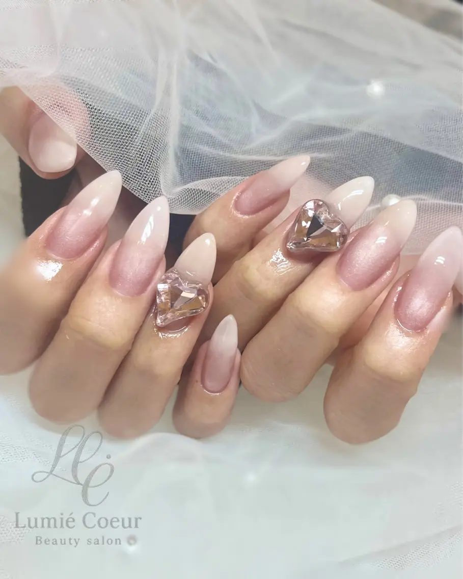 ネイル グラデーション マグネットネイル ハンドネイル LumiéCoeur Nanaeのネイルデザイン