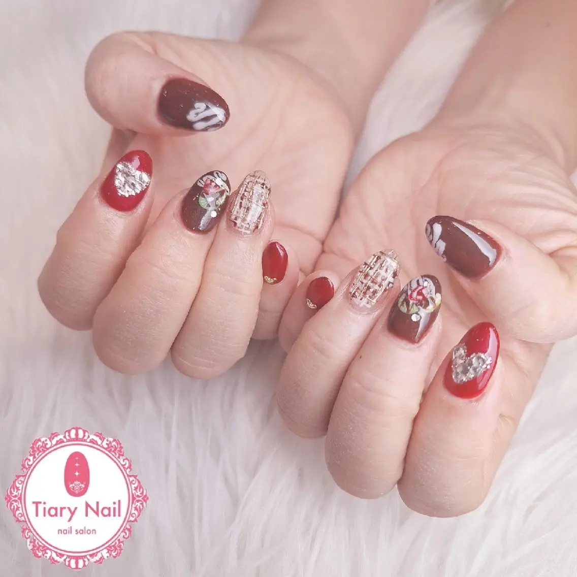 ネイル ハンドネイル Tiary🤍 Sachikaのネイルデザイン