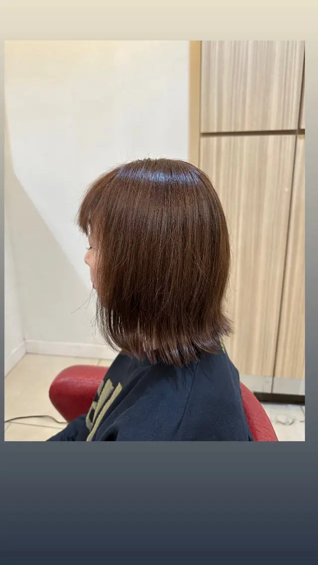 カラー ナチュラルヘア 神田一瑳のヘアスタイル