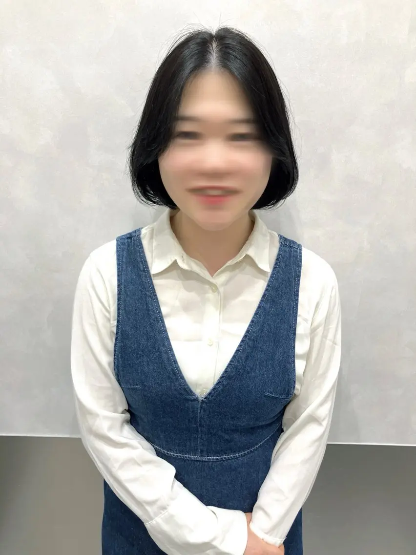ショート カラー カット ヘアカラー トリートメント 💖ブリーチなし透明 感💖ASAHIのヘアスタイル