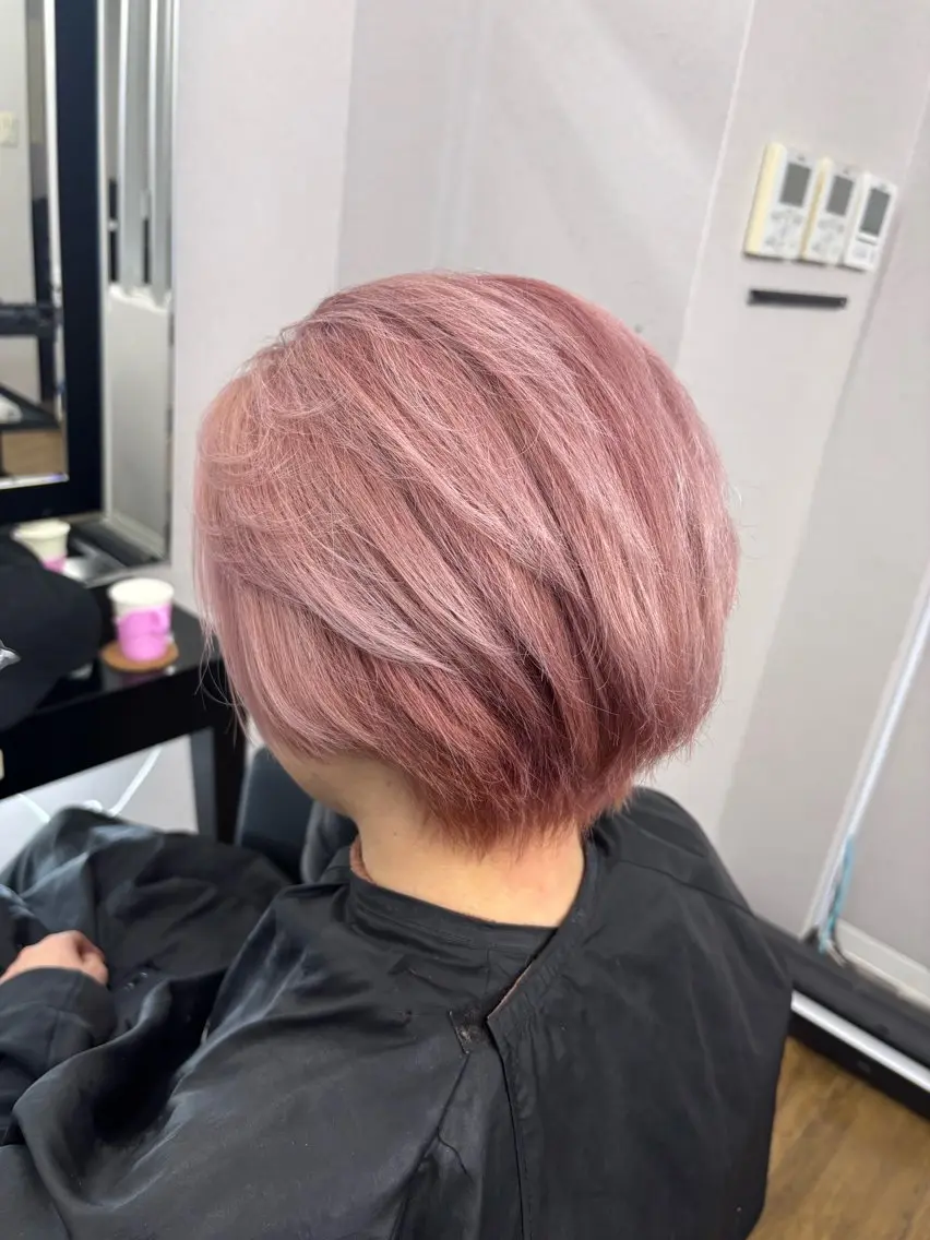 ショート メンズ メンズハイトーン エクステ ヘアカラー トリートメント ハナ💎中韓/艶髪 ハイトーン/エクステのヘアスタイル