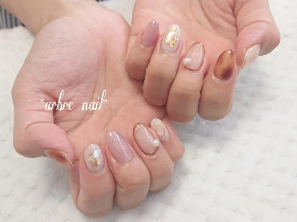 ネイル ✯.。 arbre nail 。✯.のネイルデザイン