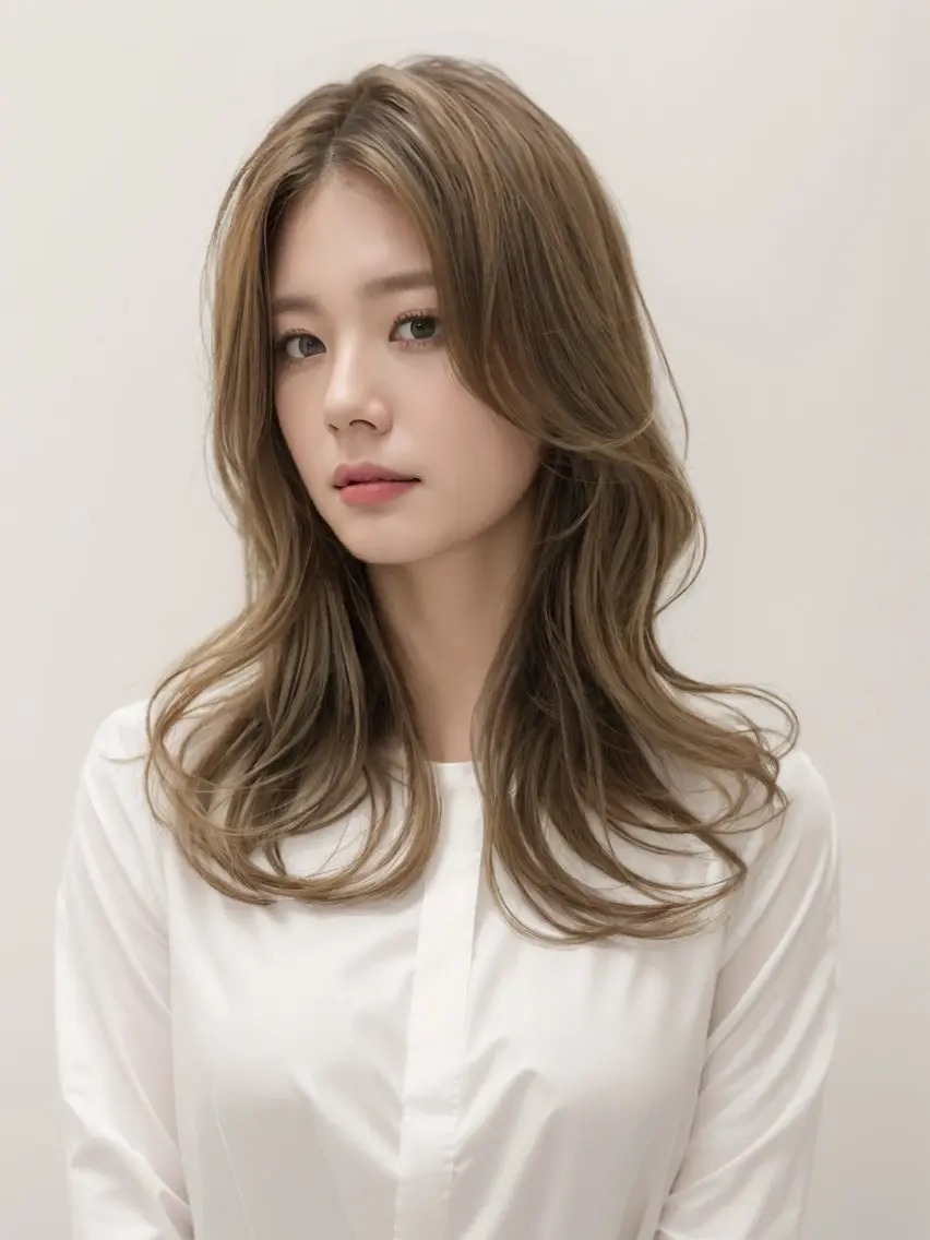 セミロング カット ヘアカラー トリートメント Re.Rize加古川 for ladiesのヘアスタイル
