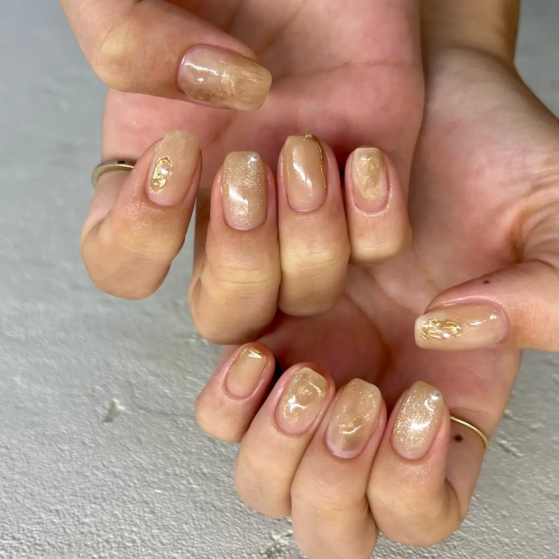 ネイル ハンドネイル 新宿ニュアンスネイル makotoのネイルデザイン