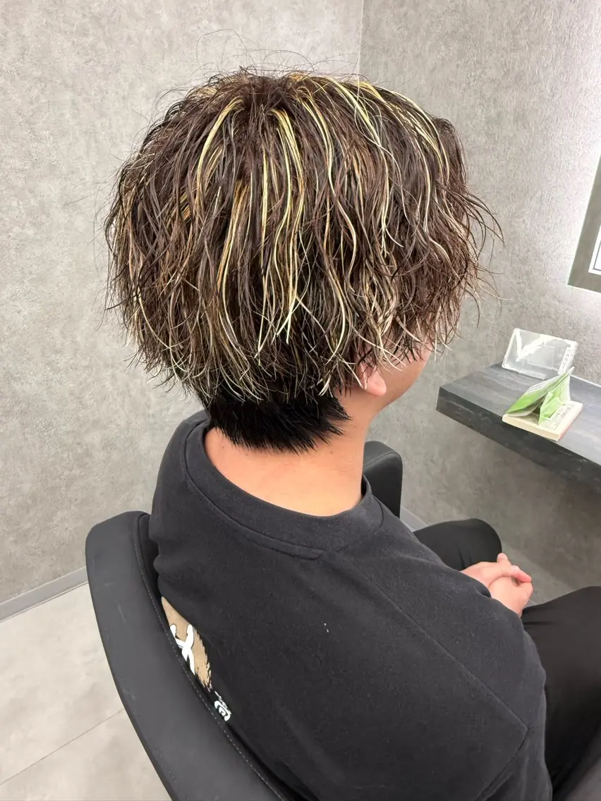 ミディアム カット ヘアカラー トリートメント 🔥メンズ特化🔥 春音のヘアスタイル