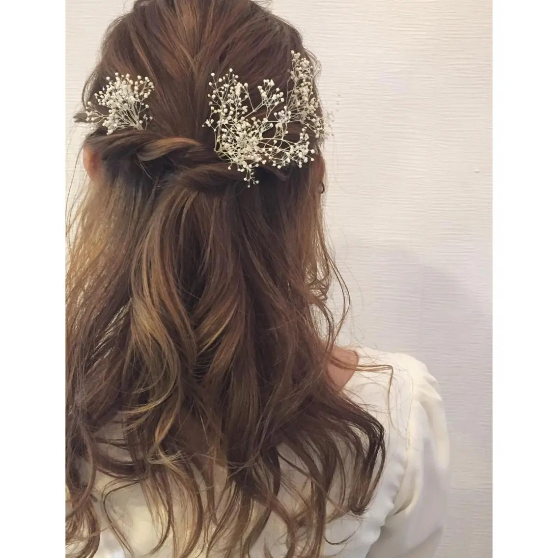 ヘアアレンジ ハーフアップ 池田 真由美のヘアスタイル