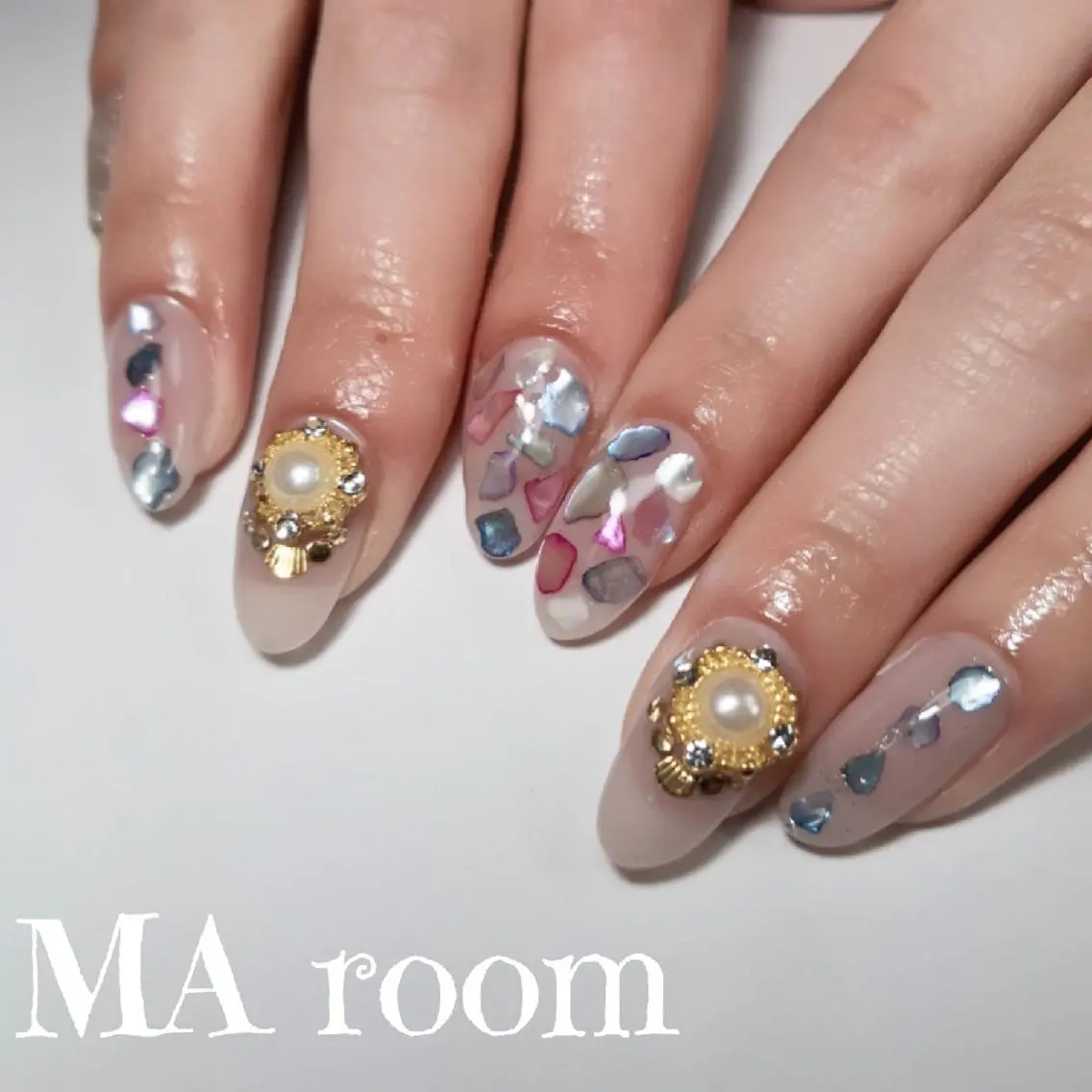 ネイル ロング &MERCI nail maoのネイルデザイン