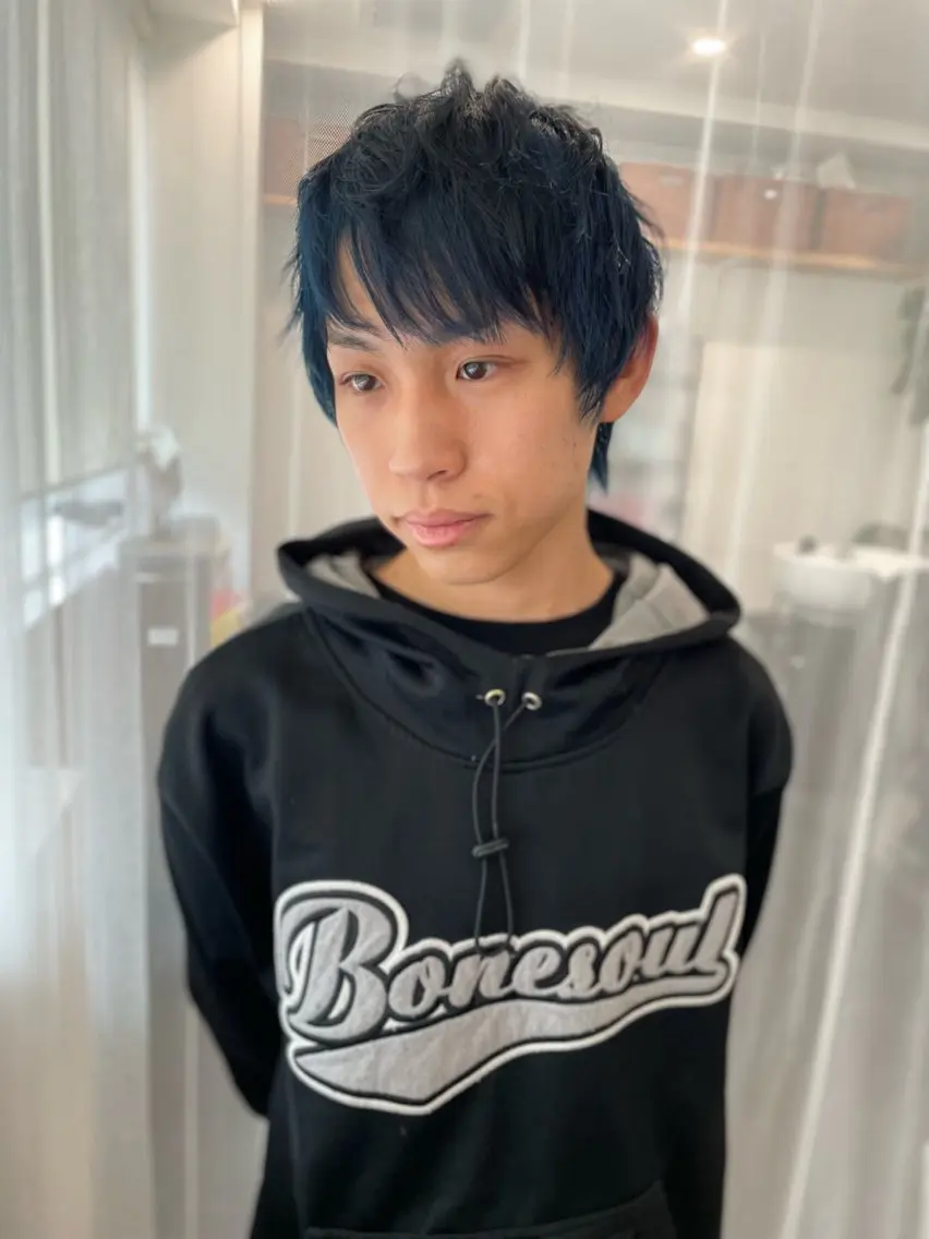 ショート カラー ヘアカラー 京都美容師 塩のヘアスタイル