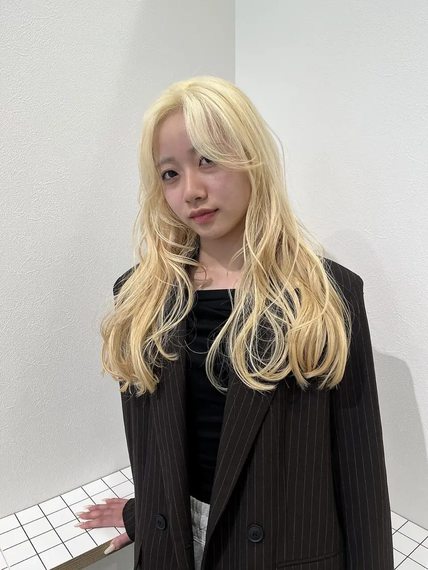 ロング カラー ヘアカラー keshiki 大名のヘアスタイル