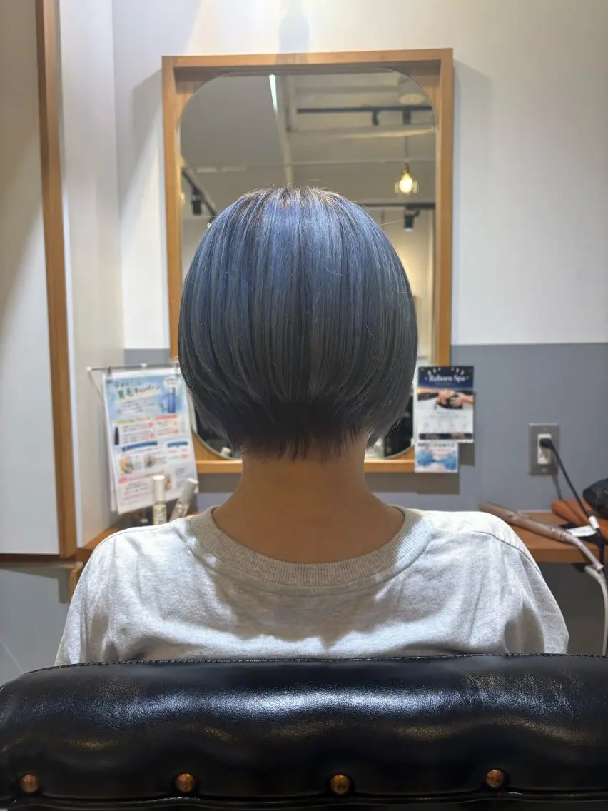 ショート ショートボブ ボブ ショートヘア カット ヘアカラー トリートメント Shiina シイナのヘアスタイル