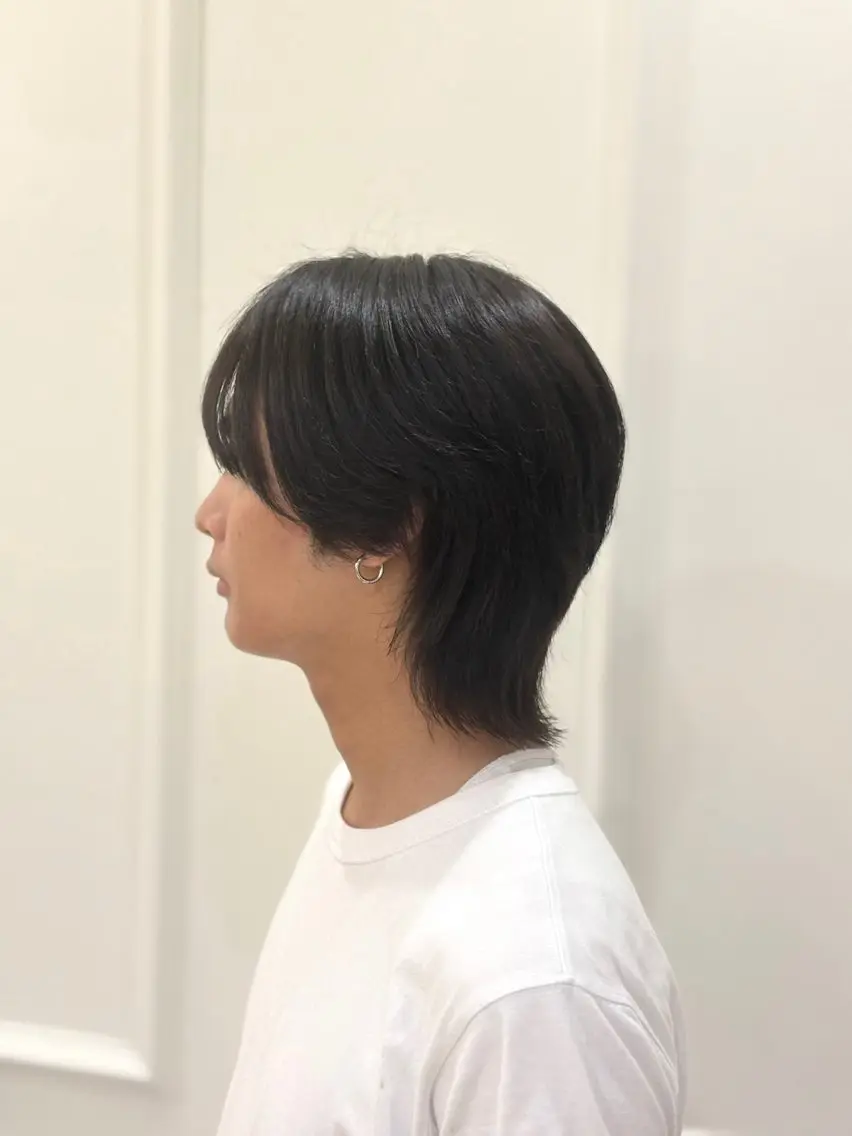 メンズ メンズウルフカット ウルフカット カット メンズウルフ🐺 ブリーチ/momoのヘアスタイル