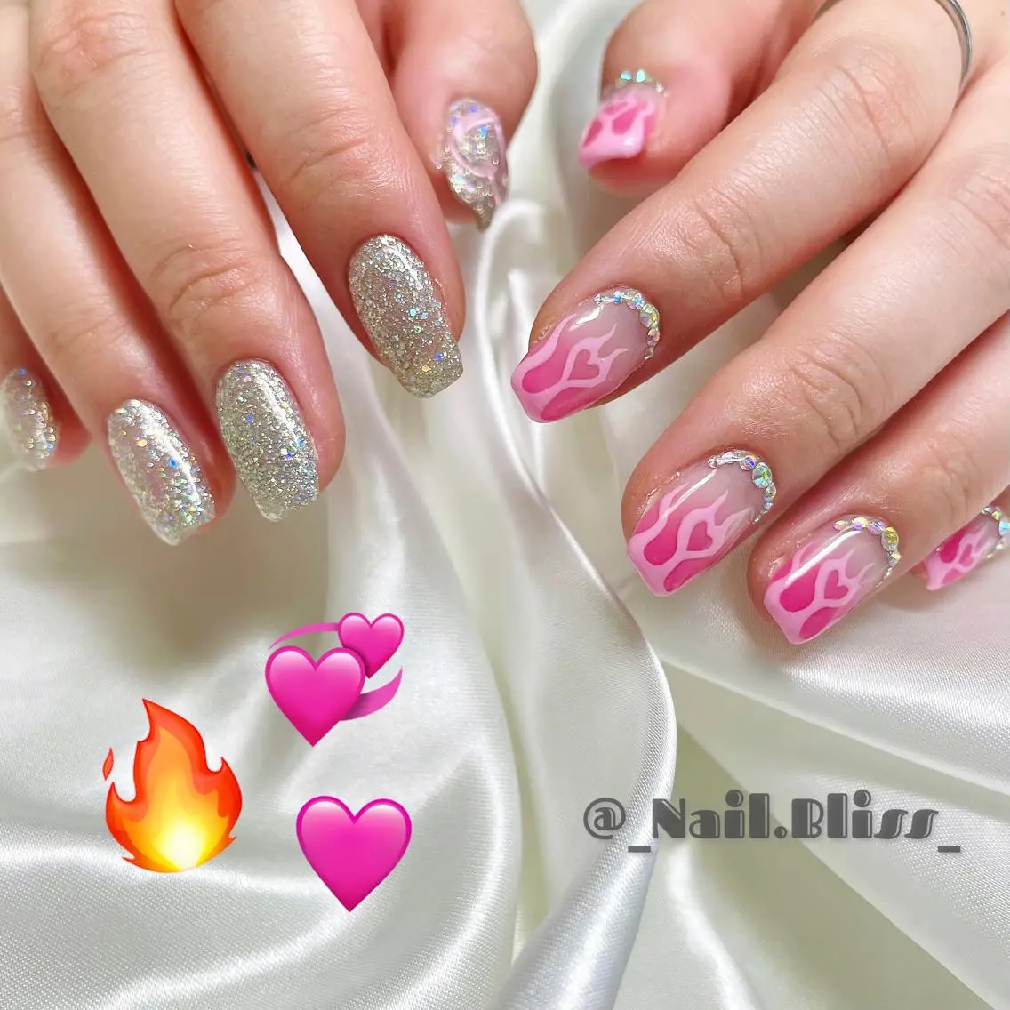 ネイル 持ち込み ハンドネイル NAIL BLISSのネイルデザイン