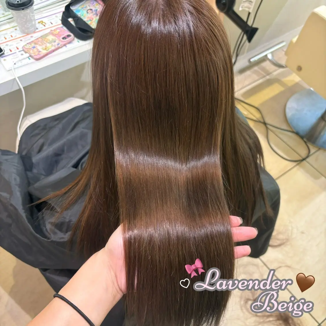 ロング カラー ラベンダーカラー カット ヘアカラー トリートメント 新宿/垢抜け艶髪🎀 エクステ/KANAのヘアスタイル